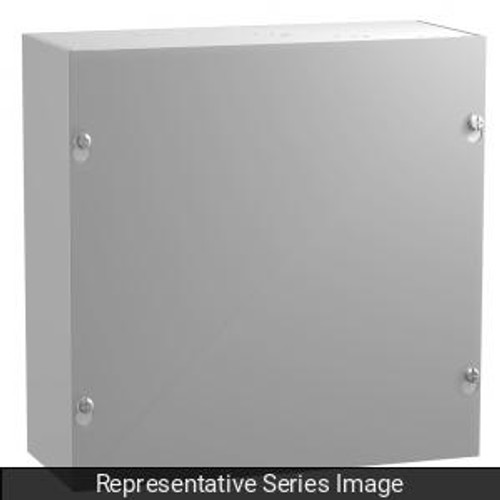 N1 Screw Cover - 6 x 6 x 3 - Steel/Gray