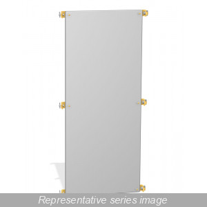 Side Mount Panel - 14" - Fits Encl. 60" H - Steel/Wht
