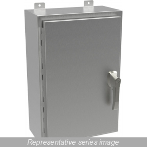 N4X Wallmt, Hinged w/handle - 24 x 24 x 8 - 304 SS