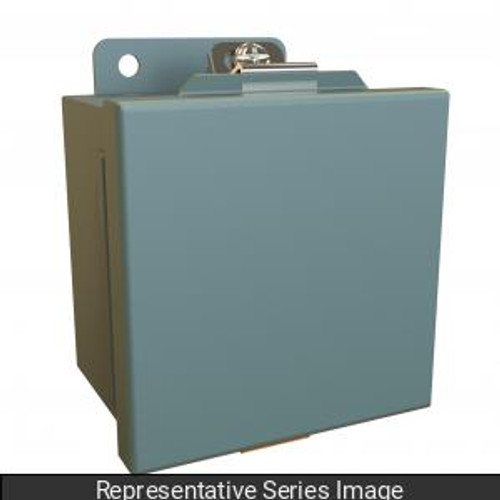 N4 J Box, Hinge Cover - 6 x 6 x 4 - Steel/Gray