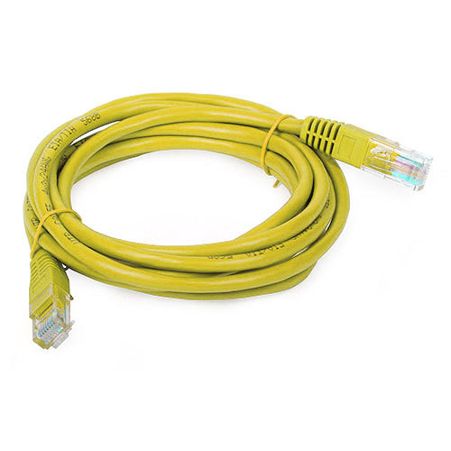 Cat6 12" Yellow Cable