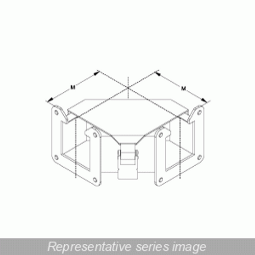 N12 Wireway, 90 Elbow, Top Open - Fits 6 x 6 - Steel/Gray