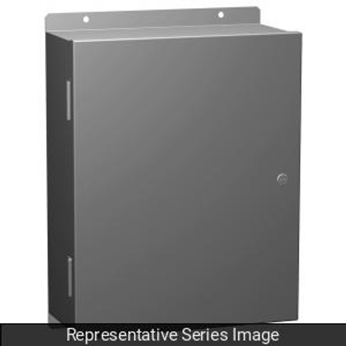 N1 Wallmount Encl w/panel - 20 x 16 x 7 - Steel/Gray