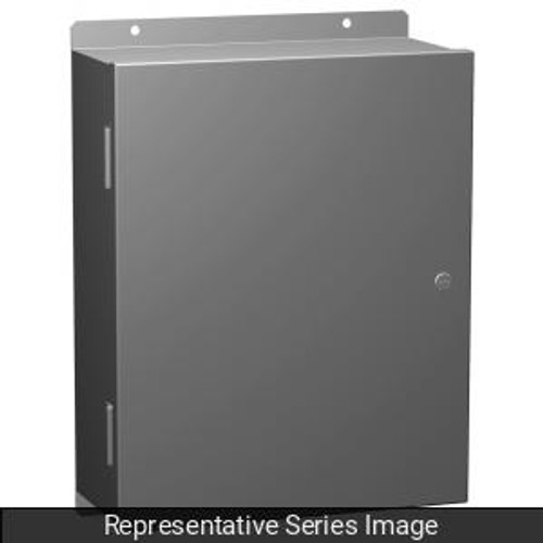 N1 Wallmount Encl w/panel - 24 x 24 x 9 - Steel/Gray