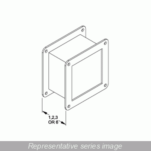 N12 Wireway, 2" Nipple - Fits 8 x 8 - Steel/Gray