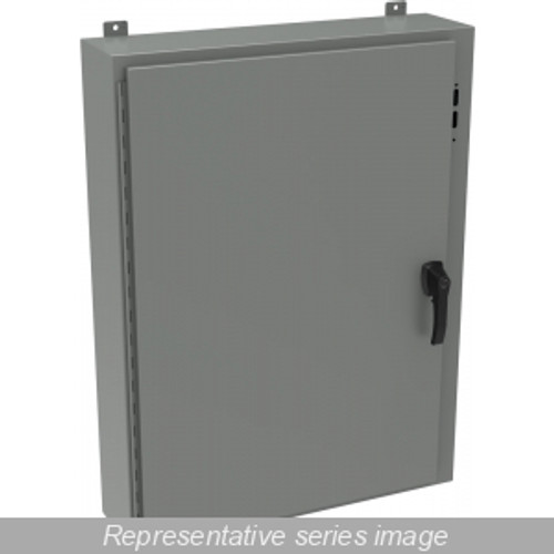 N4 Disconnect Encl w/panel and Handle - 20 x 21-3/8 x 8 - Steel/Gray