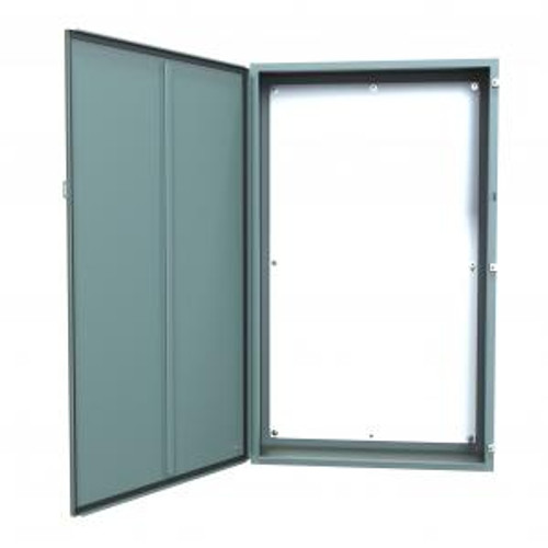 N12 Wallmount Encl w/panel - 60 x 36 x 12 - Steel/Gray