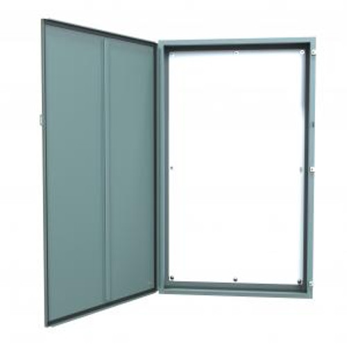 N12 Wallmount Encl w/panel - 60 x 36 x 8 - Steel/Gray