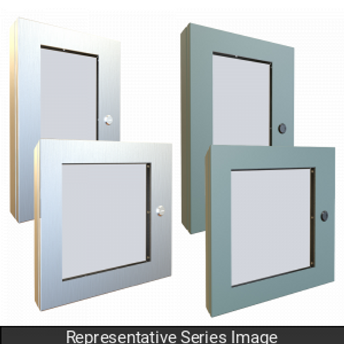 Window Kit N4, Deep Hinged - Viewing Area 18 x 7 - Steel/Gray Window Kit N4, Deep Hinged - Viewing Area 18 x 7 - Steel/Gray