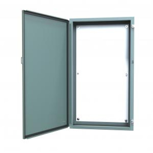 N12 Wallmount Encl w/panel - 42 x 24 x 8 - Steel/Gray