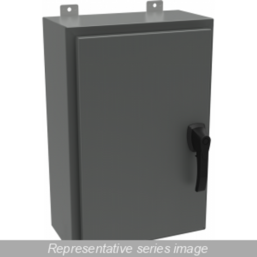 N4, 12 Wallmt, Hinged w/handle - 42 x 36 x 12 - Steel/Gray