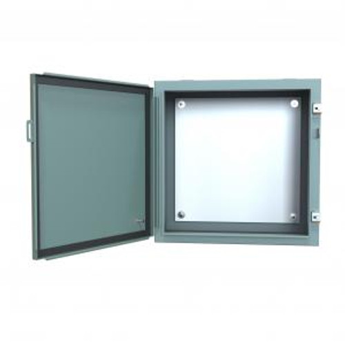 N12 Wallmount Encl w/panel - 20 x 20 x 10 - Steel/Gray