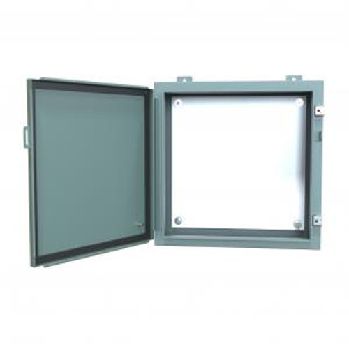 N12 Wallmount Encl w/panel - 20 x 20 x 6 - Steel/Gray