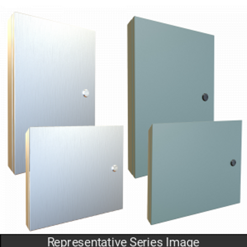 Solid Door Kit, Deep Hinged - 18.2 X 12.2 - Steel/Gray