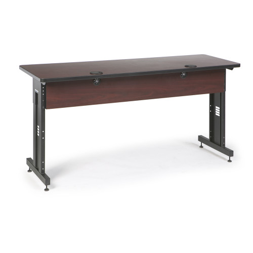 72W x 24D Training Table - Mahogany