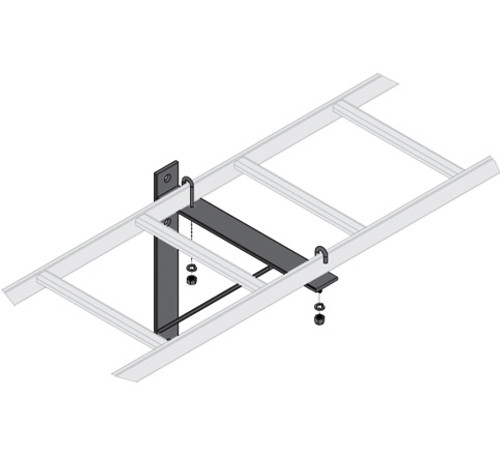 18"W Triangle Wall Support Bracket Middle Atlantic CLB-TSB-W18