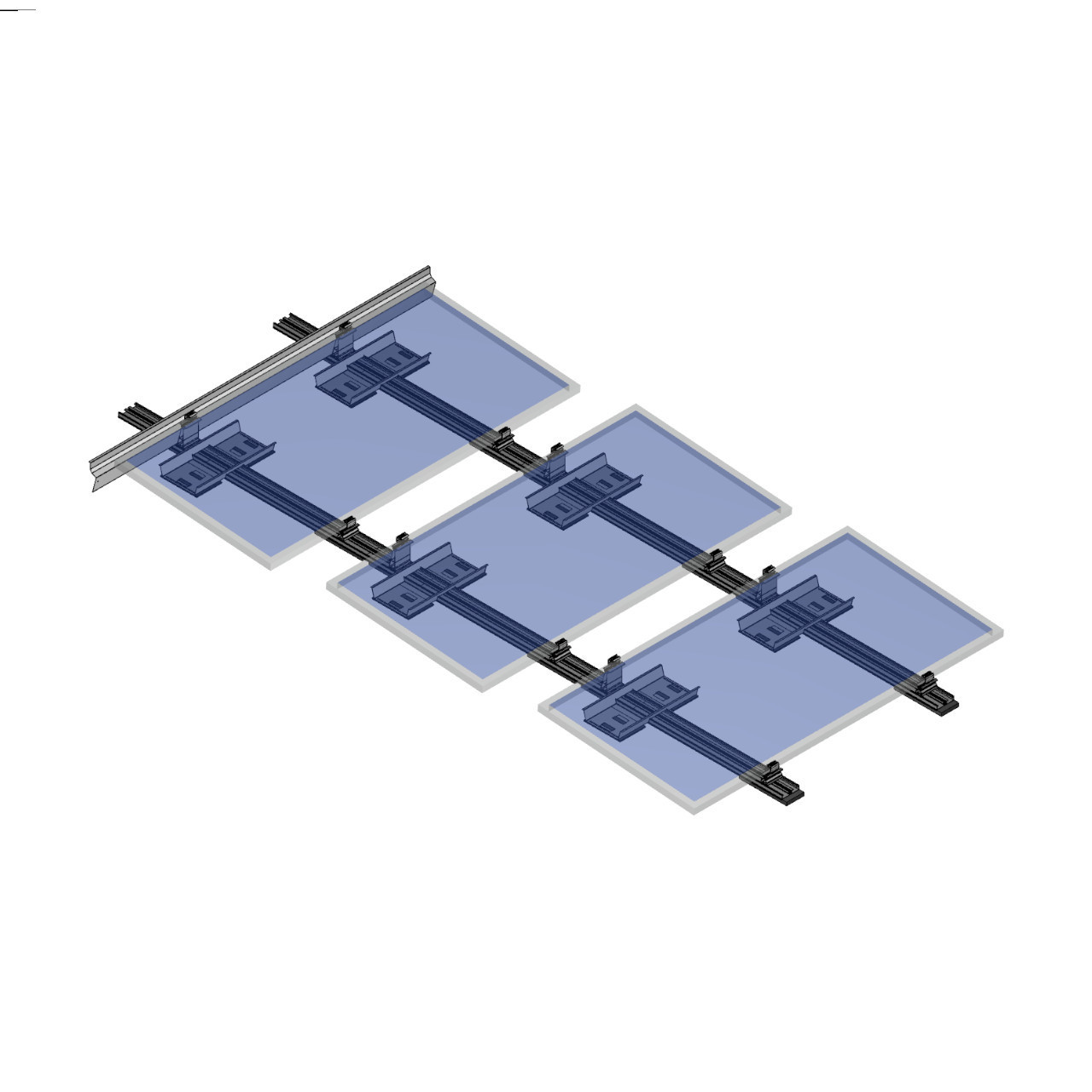 FixGrid5Plus - South- Transparent Panels