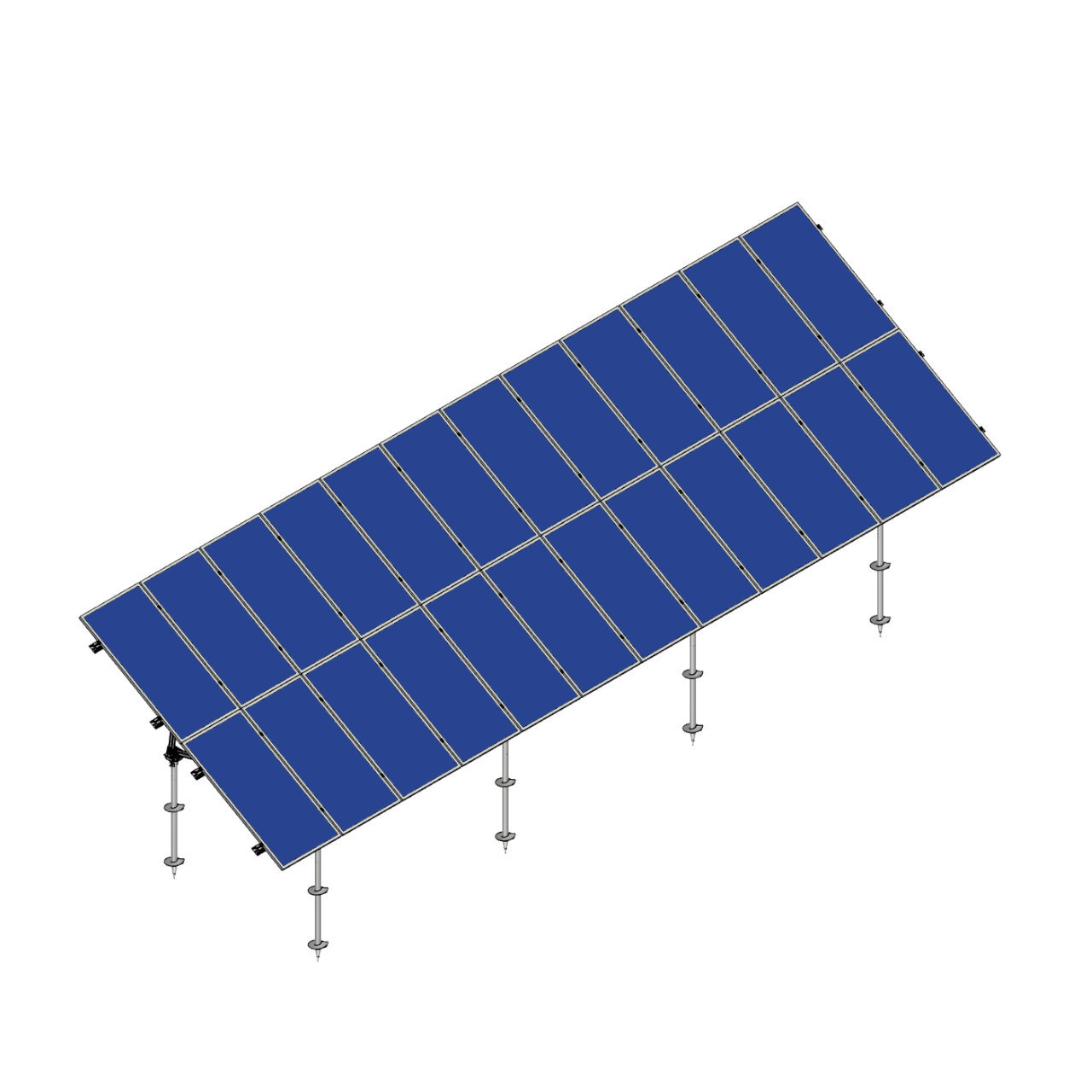 Schletter - PVMax 2Vx12-30deg-Screw-Solid-Panels