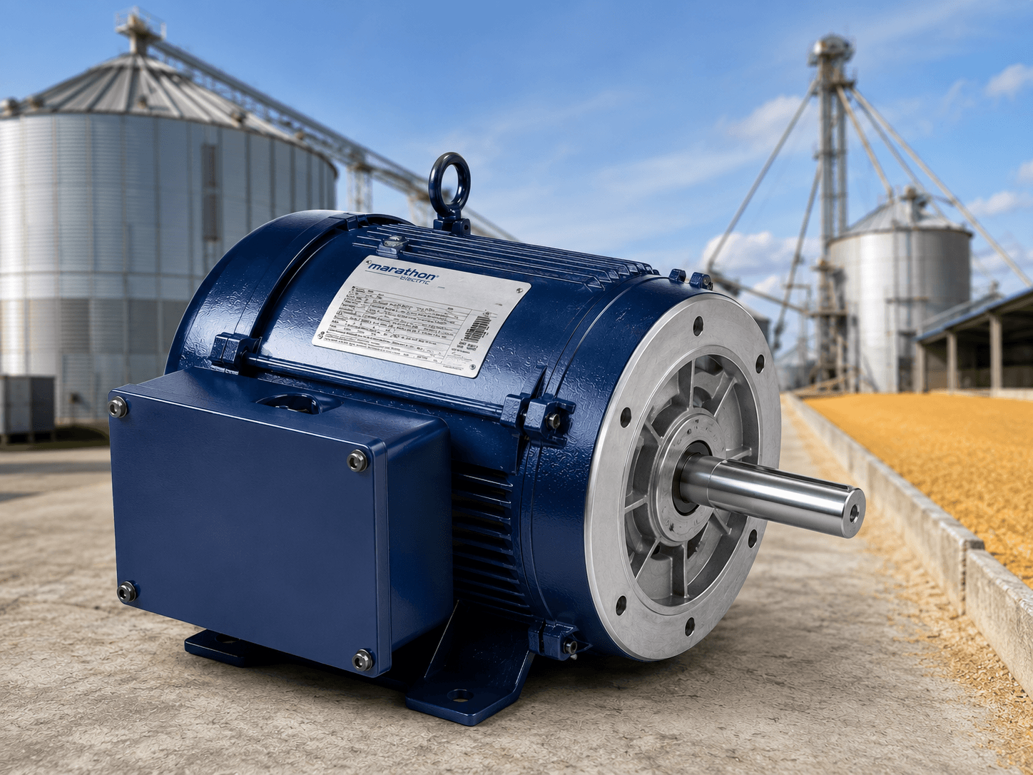 Marathon grain string motor