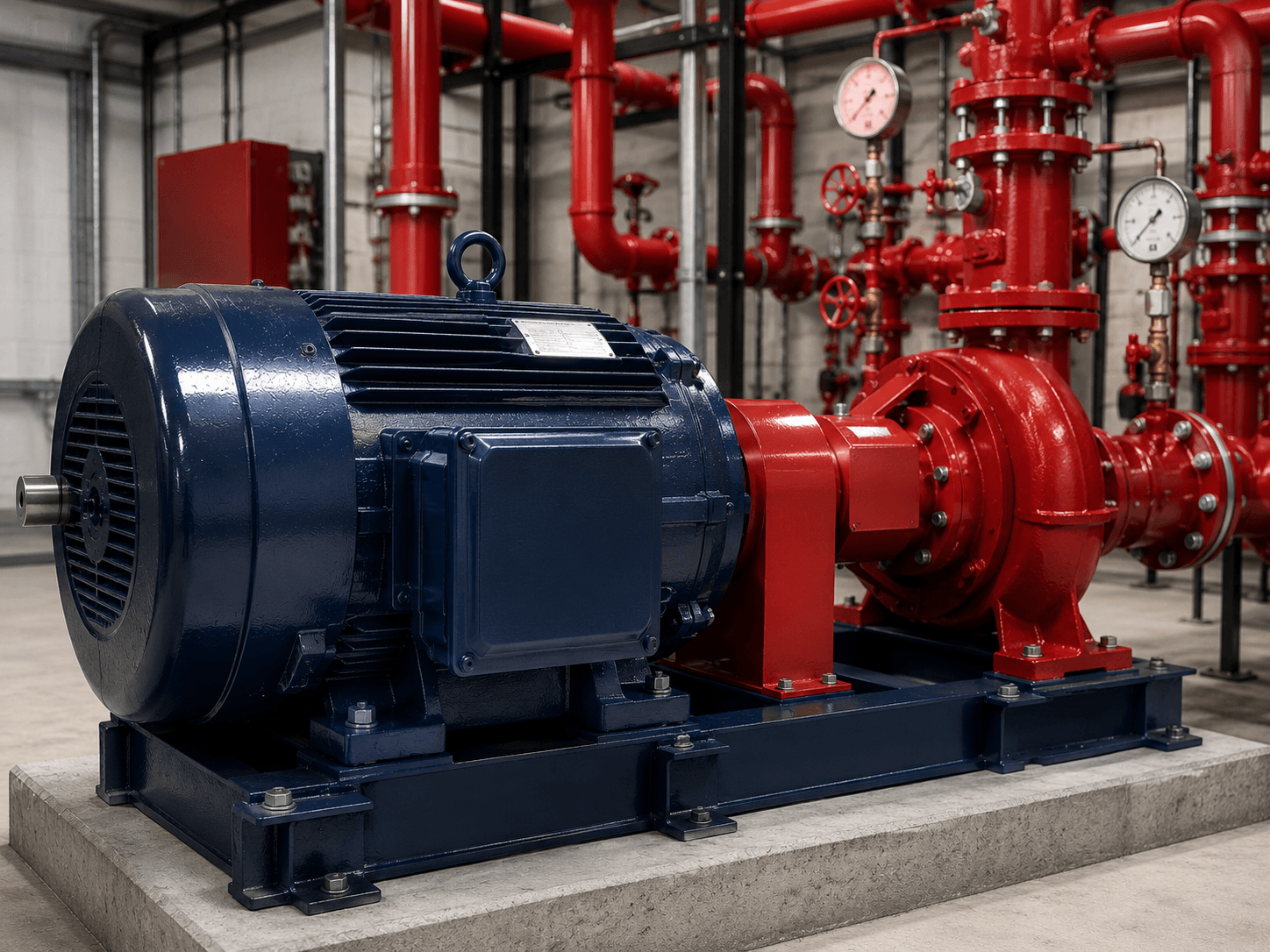 Marathon fire pump motor