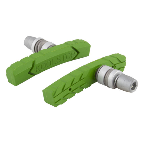 Kool Stop AT Threaded Brake Pads Standard Olive KS-ATLG
