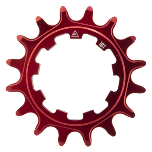 Wheels MFG High-Performance Aluminum Solo-Speed Cog 16T Red SOLO-XD-16T-2