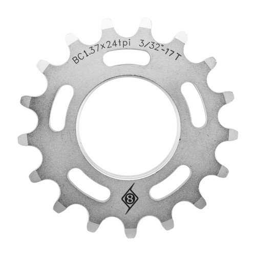 Origin8 Chromoly Track Cog 17T x 3/32" Silver 18738