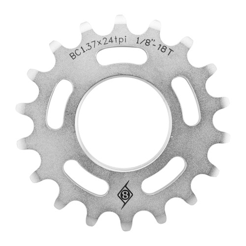 Origin8 Chromoly Track Cog 18T x 1/8" Silver 18739