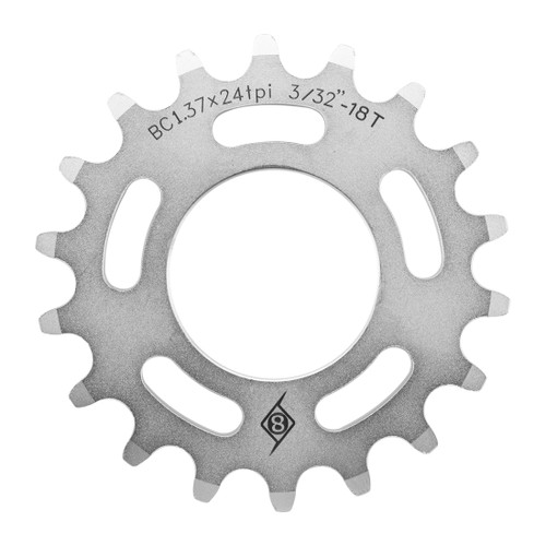 Origin8 Chromoly Track Cog 18T x 3/32" Silver 18740