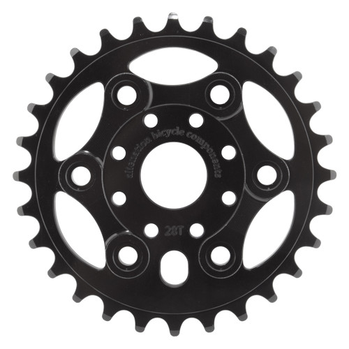 Alienation CNC Machined Aluminum Lynx BMX Chainring 28T Black 212251