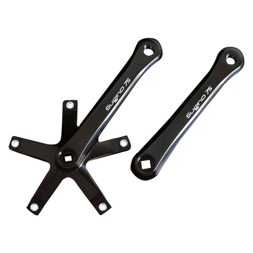 Sugino SG75 Track and Fixed Gear Crankset 170mm Black 211952