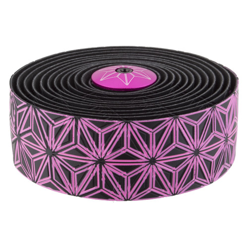 Supacaz Super Sticky Kush Bike Handlebar Tape Starfade Black/Pink BT-51