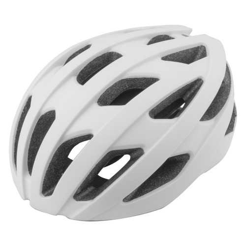 Pure Cycles In-Mold Road Bicycle Helmet LG/XL 22-3/4 to 24" (58 to 61 cm) Matte White 914620