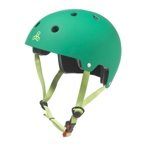 Triple Eight ABS Hardshell Helmet XS/SM 18.9 to 21.3" (48 to 54 cm) Green 3026