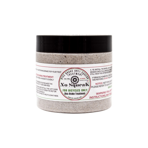 Bicycle Disc Brake No-Squeak Resurfacing Paste 6 oz NS6OZ