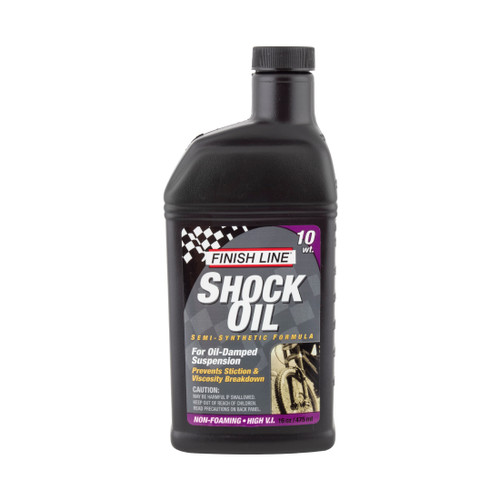Finish Line Bicycle Suspension Shock Oil 10 Weight Pour Bottle 16oz S00161001