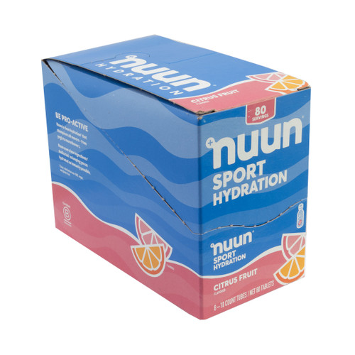 Nuun Sport Hydration Tablets Box of 8 Tubes Citrus Fruit 1160408