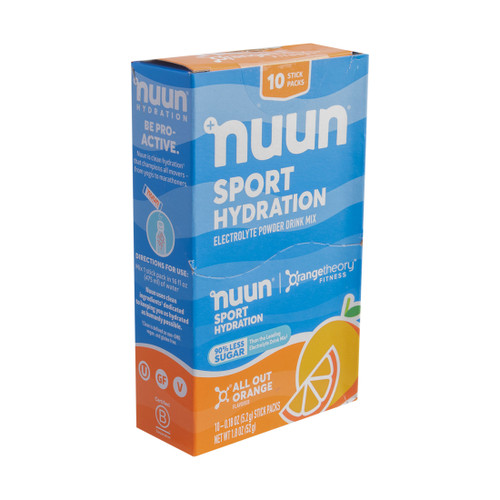 Nuun Sport Electrolyte Hydration Powder All Out Orange 12571039