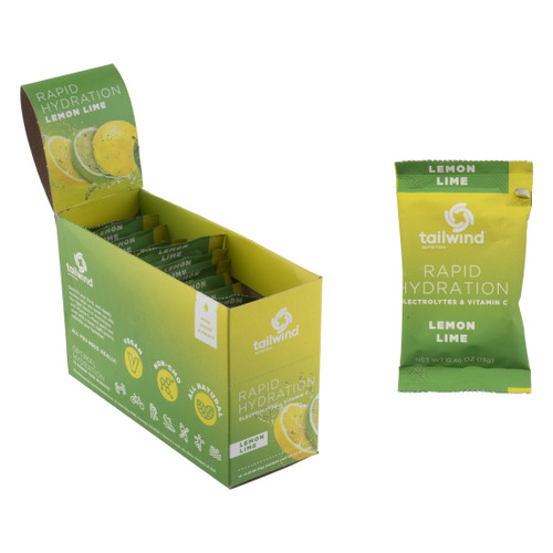 Tailwind Rapid Hydration Drink Mixes – Box of 13 Lemon Lime TW-RH-LL-12-BOX