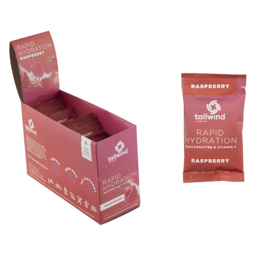 Tailwind Rapid Hydration Drink Mixes – Box of 15 Raspberry TW-RH-R-12-BOX