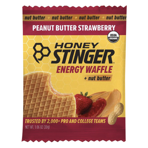 Organic Honey Stinger Waffles Peanut Butter/Strawberry 75112