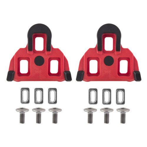 Exustar Bicycle Cleats 6° Float SPD-SL Red E-RSL3H2