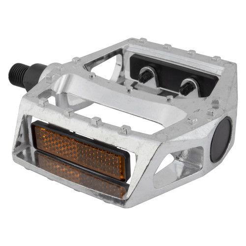 Sunlite MX Alloy Platform Pedals Non-Slip Studs and Toe Clip Compatibility 1/2" 41557