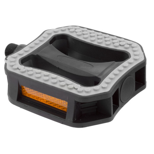 Sunlite ABS Platform Pedals Non-Slip Rubber, Boron Spindle 9/16" 41515
