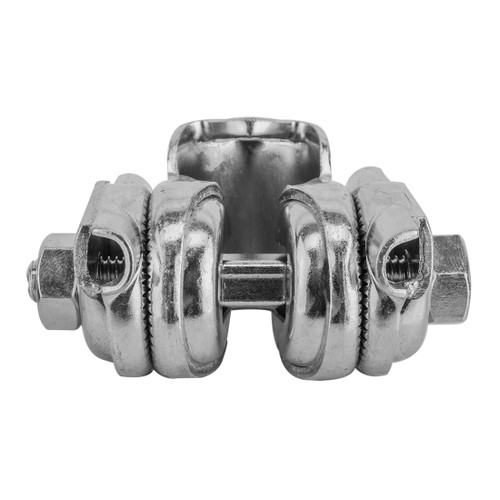 Sunlite Universal Bicycle Saddle Clamp Fits single rail Silver 4938