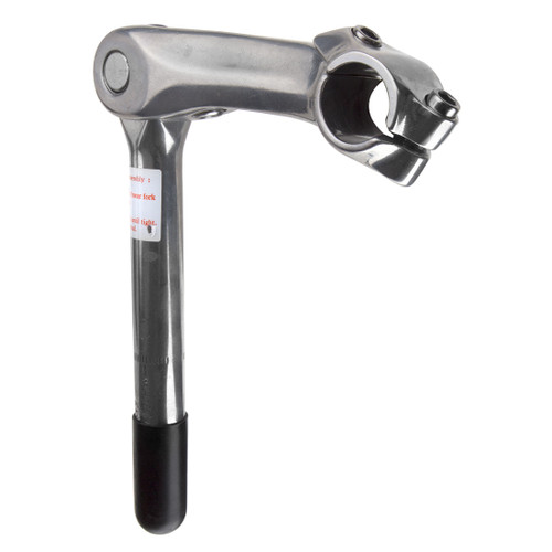 Sunlite Aluminum Adjustable MTB Quill Stem 22.2 Silver 110mm 57663