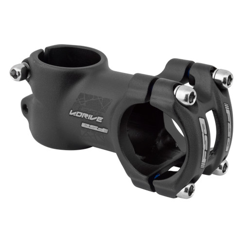 Full Speed Ahead High-Performance CNC Machined Aluminum Bicycle Stem +/- 6° 60mm Black 175-0030004050
