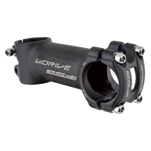 Full Speed Ahead High-Performance CNC Machined Aluminum Bicycle Stem +/- 6° Black 90mm 175-0030008050