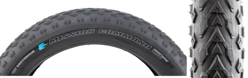 Vee Tire and Rubber Mission Command 20x4.0 Wire Tire Black BV32108