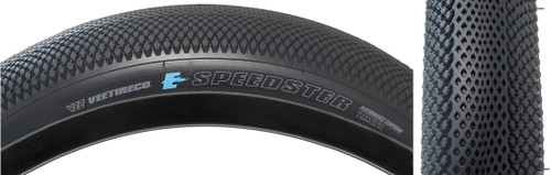 Vee Tire and Rubber Speedster 22x3.0 High-Performance BMX and Urban Bicycle Tire Black BV30615
